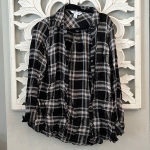 Black and white flannel